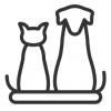 Icon of a generic cat and dog sitting together