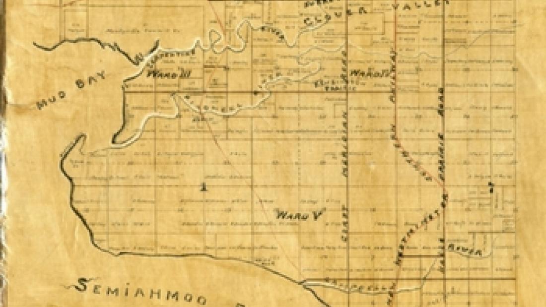 1892 Pre-Emption Map Southern Portion
