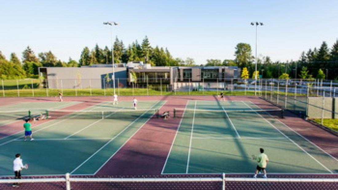 Tennis Courts at Fraser Heights Recreation Centre