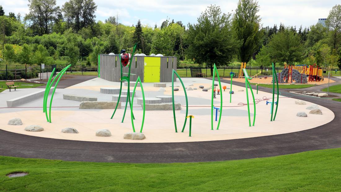 Spray park completion