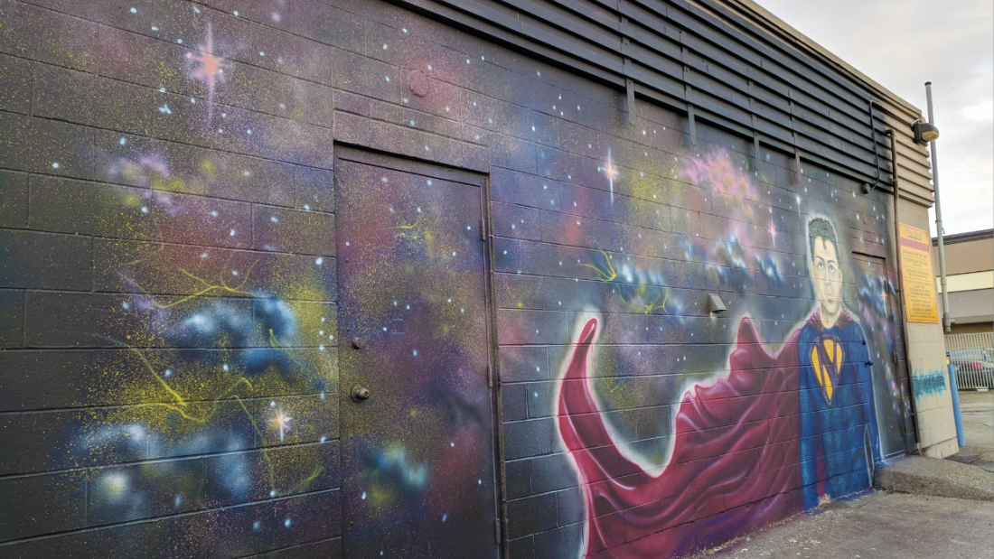 Newton Graffiti Wall Murals
