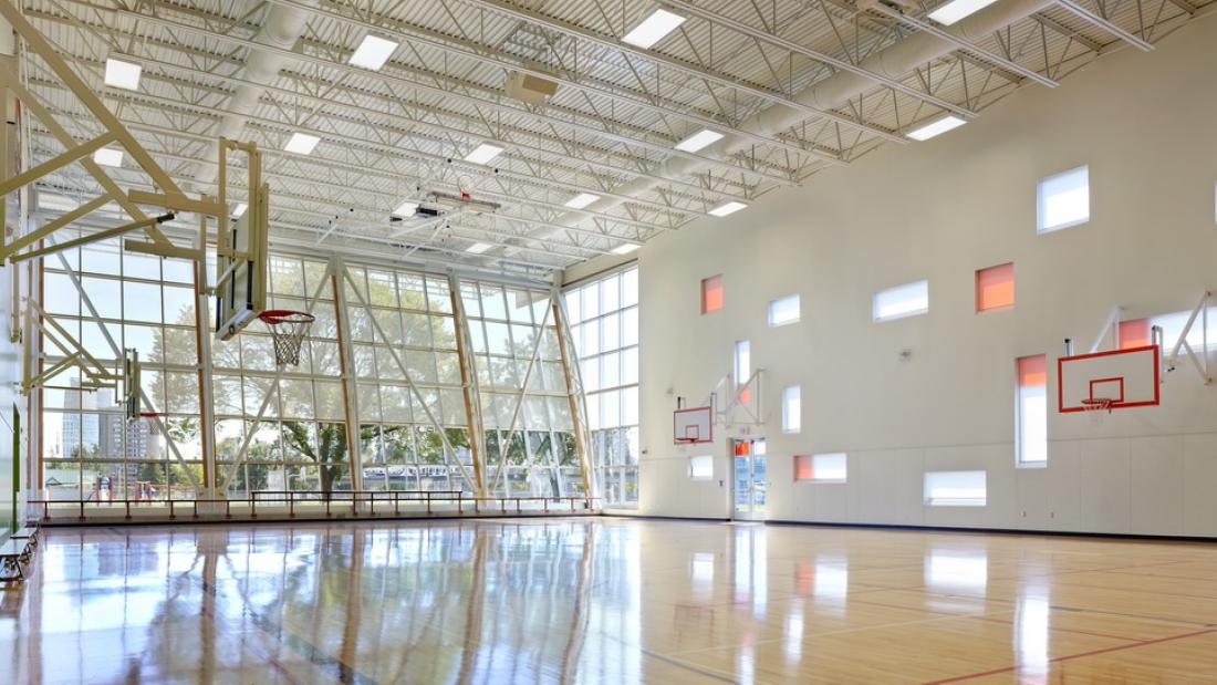 Basketball Court in Chuck Bailey Recreation Centre