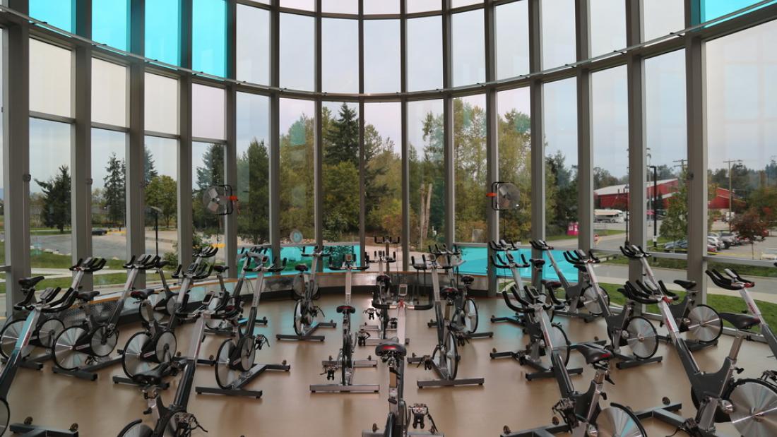 Spin Bikes in Cloverdale Recreation Centre