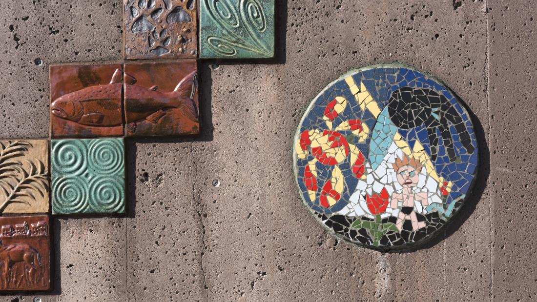 Close up of Fleetwood Mosaics