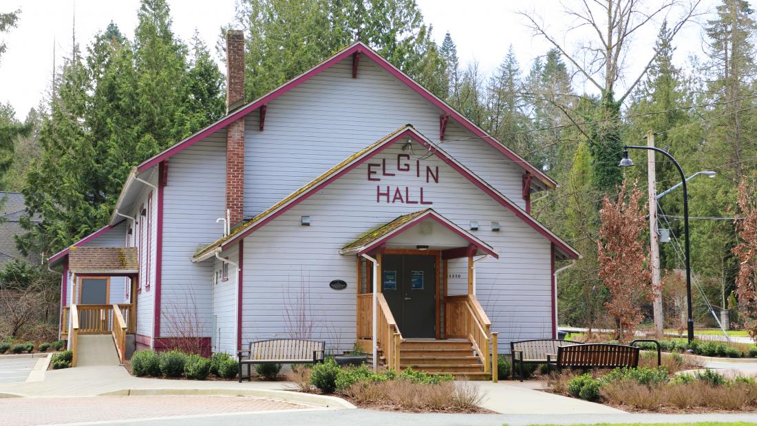Front entrance of Elgin Hall