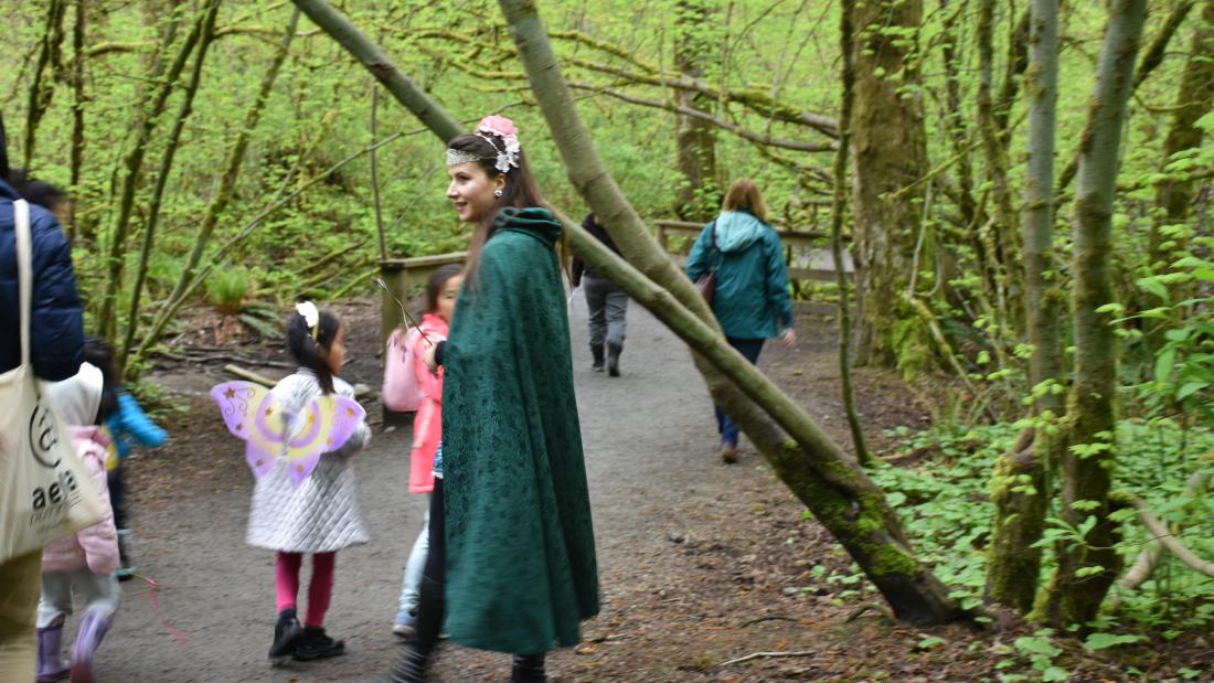 Forest fairy nature walk.