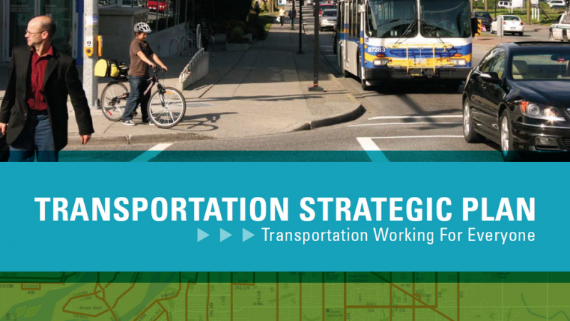 transportation plan cover page