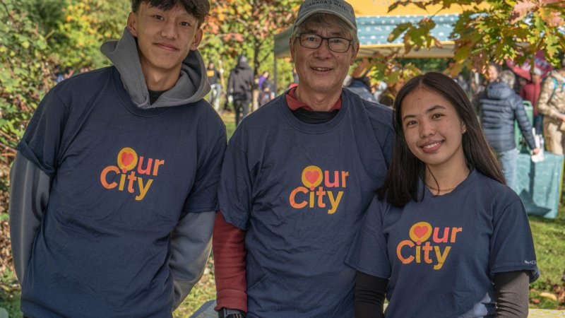 Our City volunteers