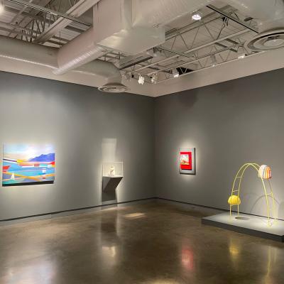 Installation view of Delineations