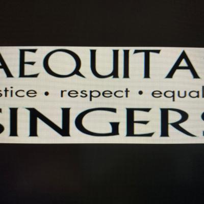 Aequitas Singers Society Logo