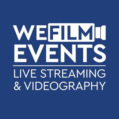 We Film Events Logo