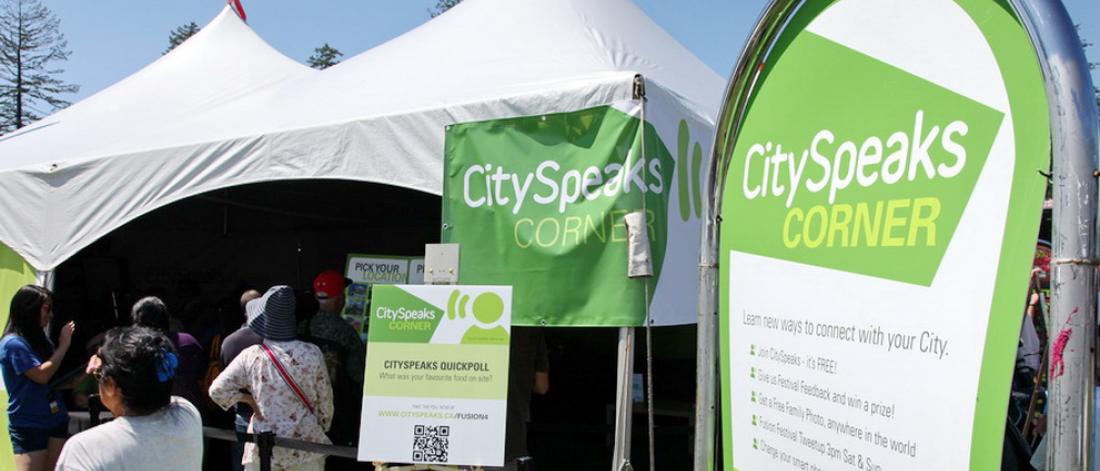 CitySpeaks Booth