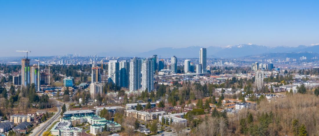 Surrey's emerging downtown towers