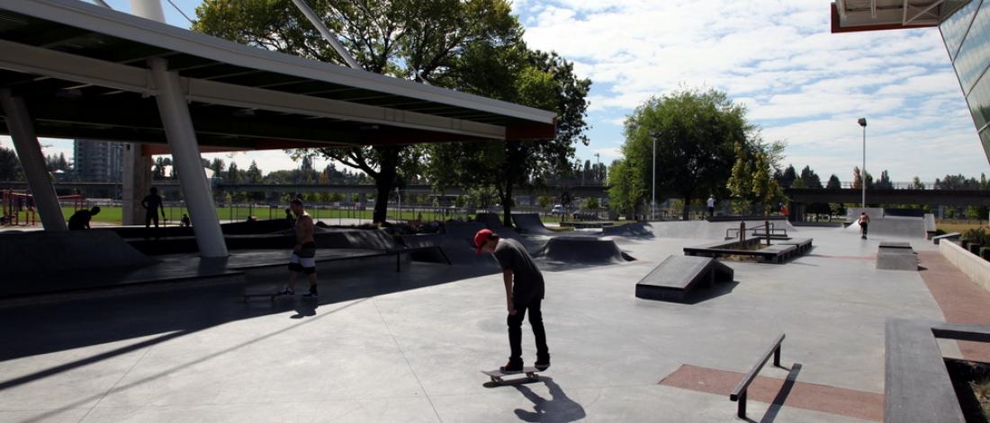 Skate Rails at Chuck Bailey Recreation Centre