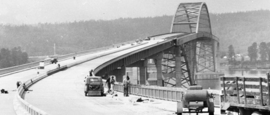 Bridge under construction