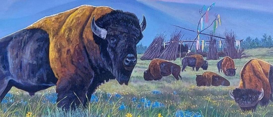 Art by Gordon Wesley (Sioux Nation)