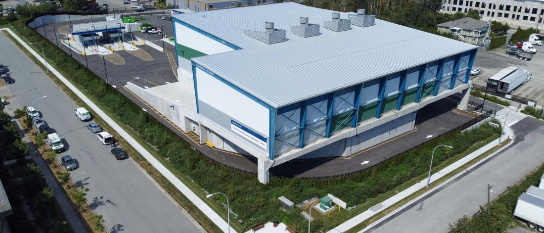 aerial image of Central Surrey Recycling and Waste Centre