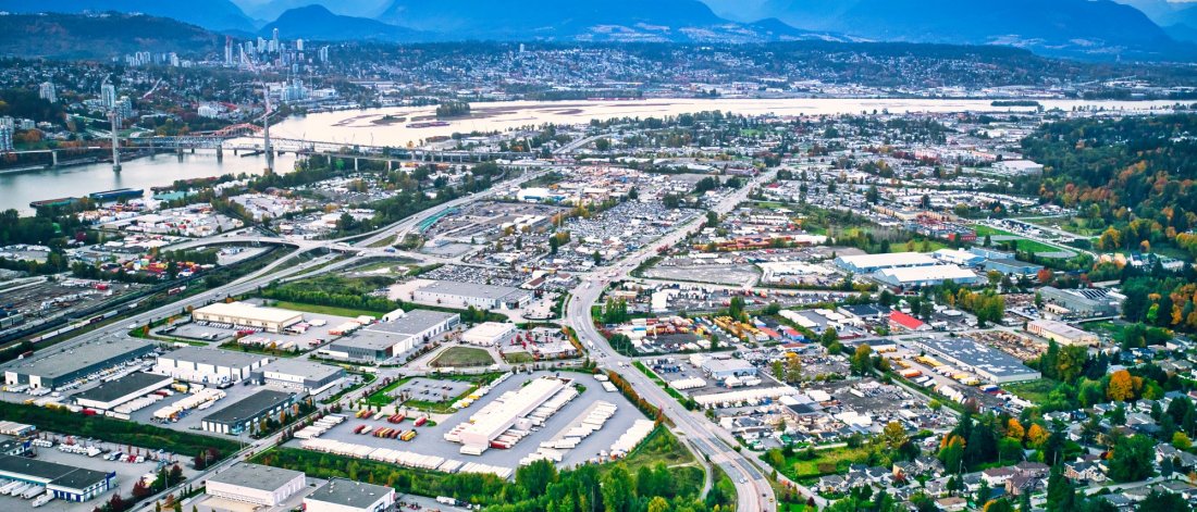 Aerial view of Bridgeview
