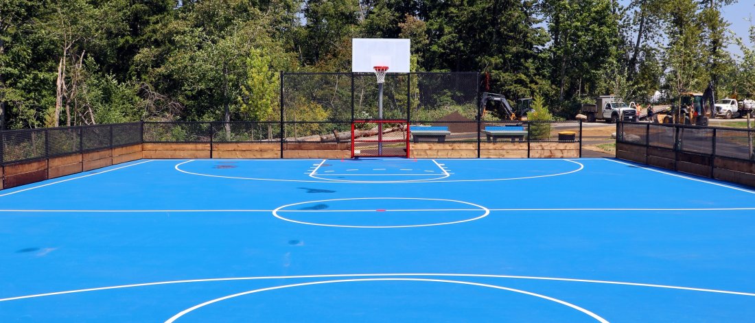 Edgewood park multi-sport court