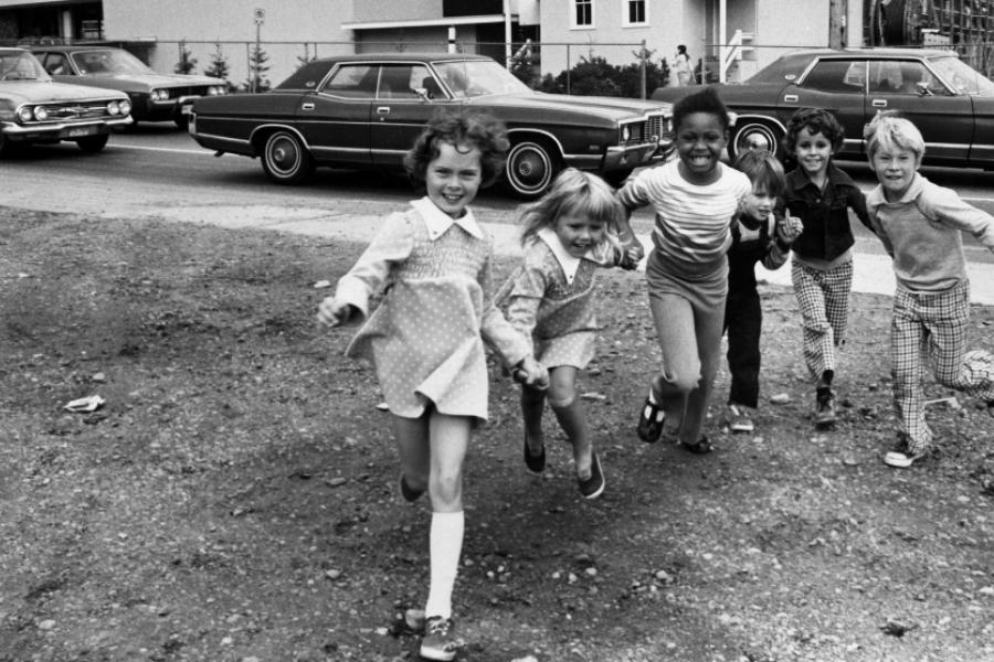 Kids at Hjorth Road Elementary School 1976