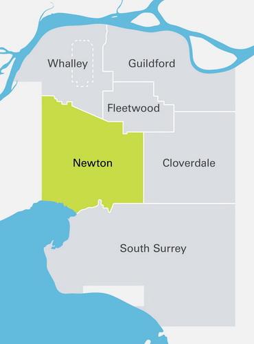 Newton Highlighted Community Map 