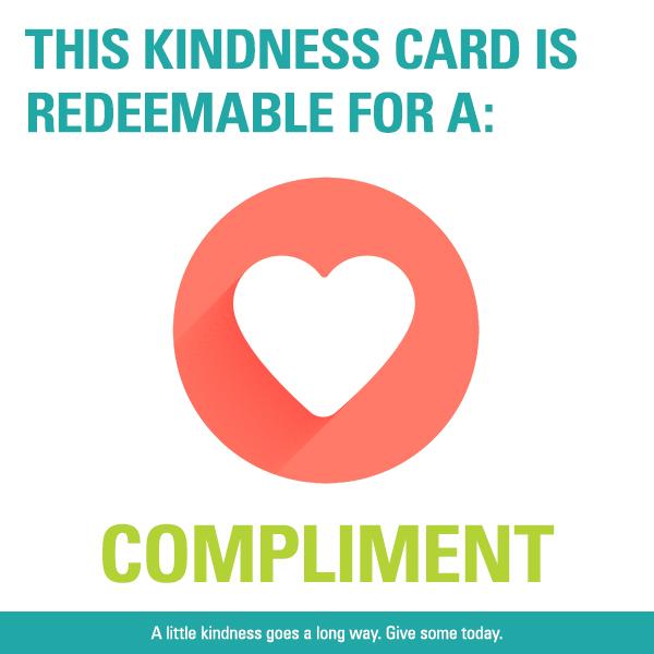 Kindness card - Compliment