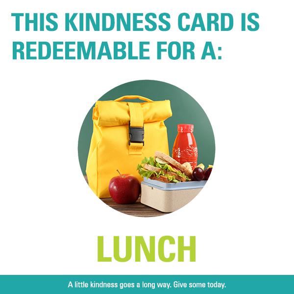 Kindness card - Lunch