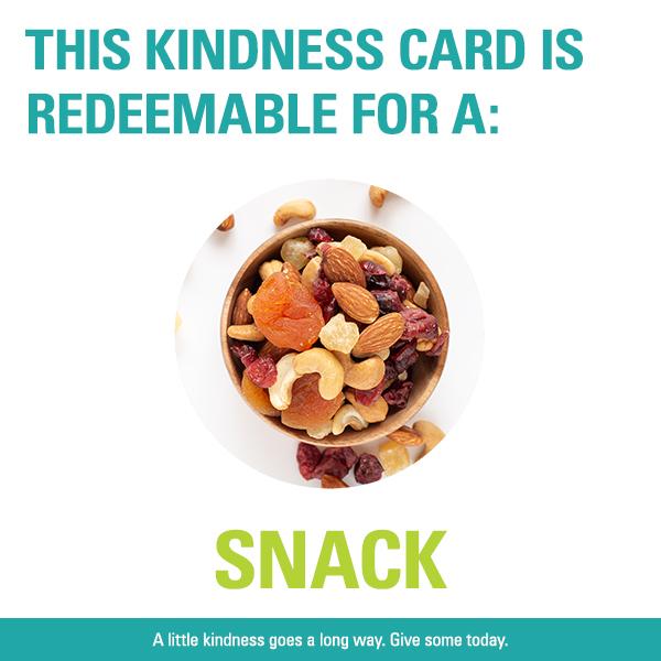 Kindness card - Snack