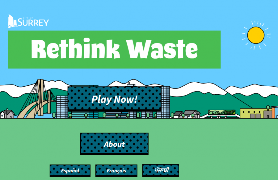 Sorting Waste Game Screenshot