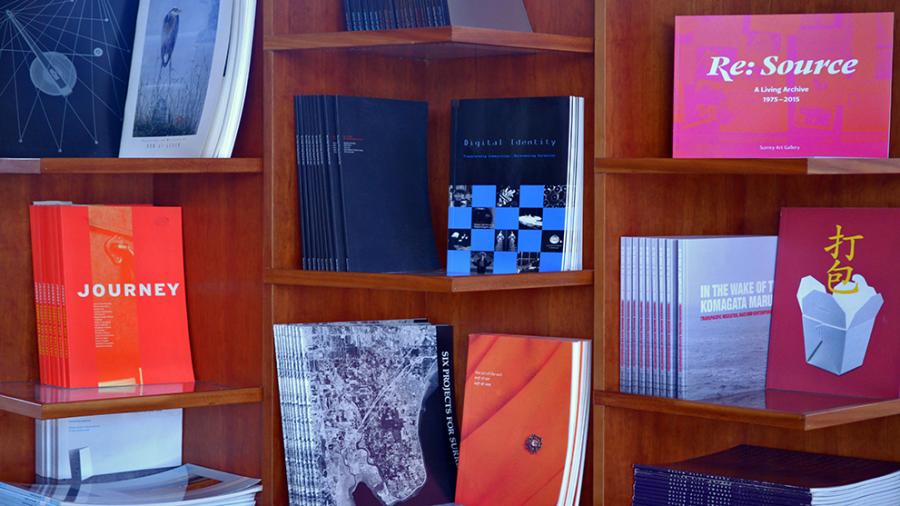 Exhibition Catalogues on display