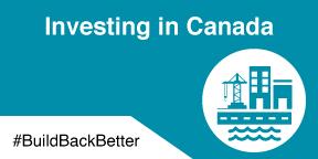 graphic of investing in canada #buildbackbetter