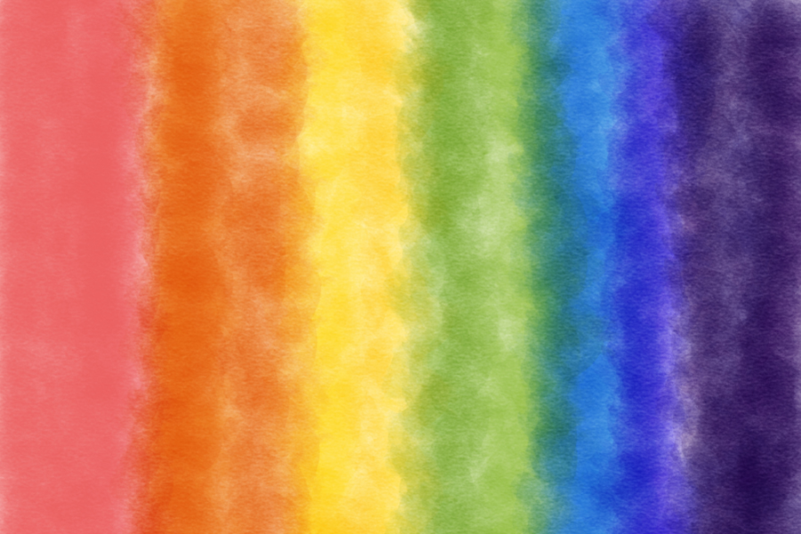 A Pride rainbow
