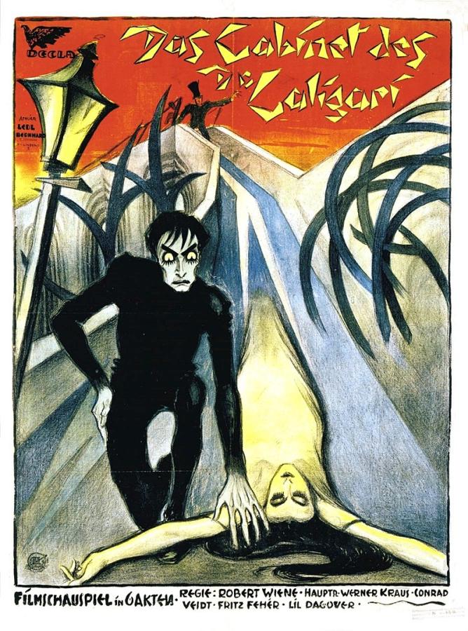 Poster for the movie The Cabinet of Dr. Caligari