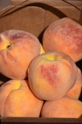 A few peaches.