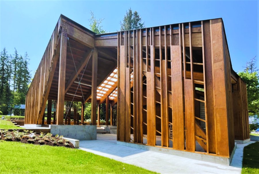 The new South Surrey Indigenous House of Learning in Elgin Heritage Park