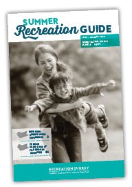 Summer recreation guide cover.
