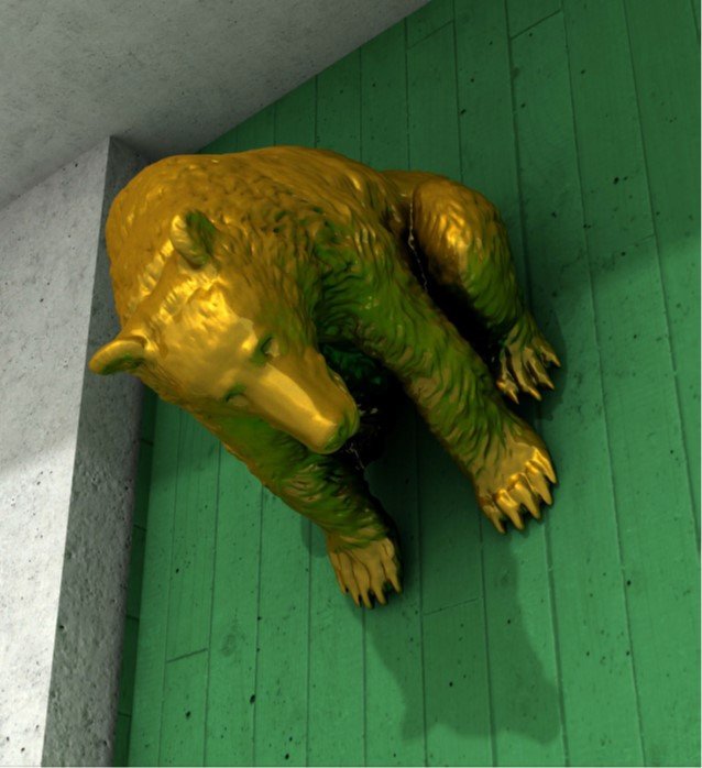 Seeing Nature by Brandon Vickerd - a bronze bear