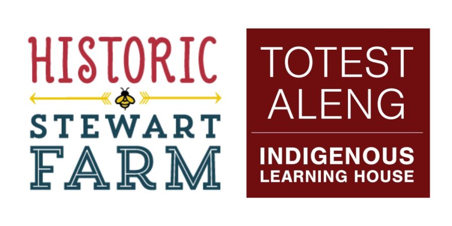 Logos for Historic Stewart Fam and Totest Aleng: Indigenous Learning House